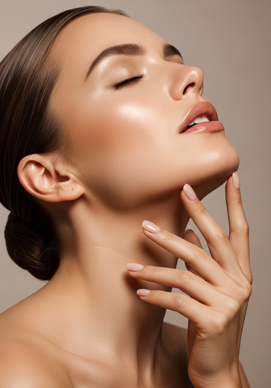 Eyebrow threading and shaping treatment